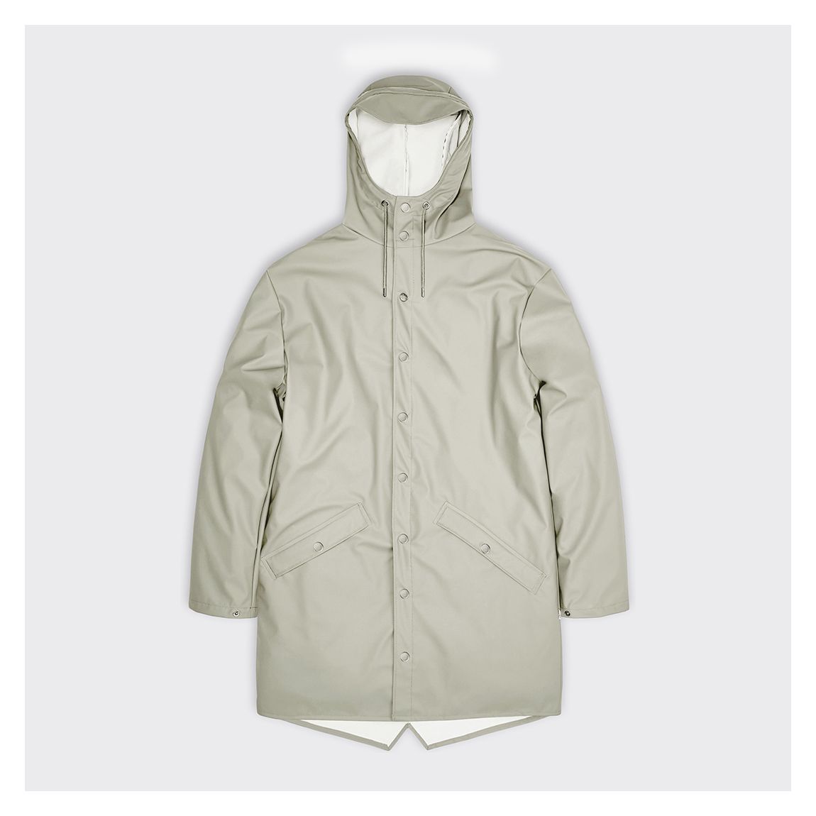 Cement Unisex Waterproof Long Raincoat main product photo