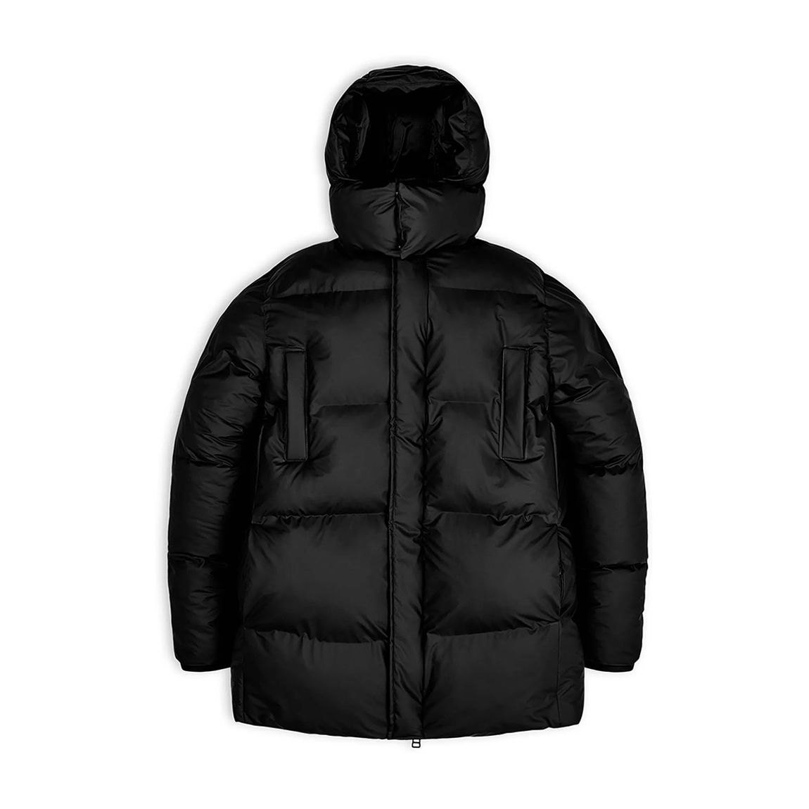 Black Unisex Waterproof Puffer Parka main product photo