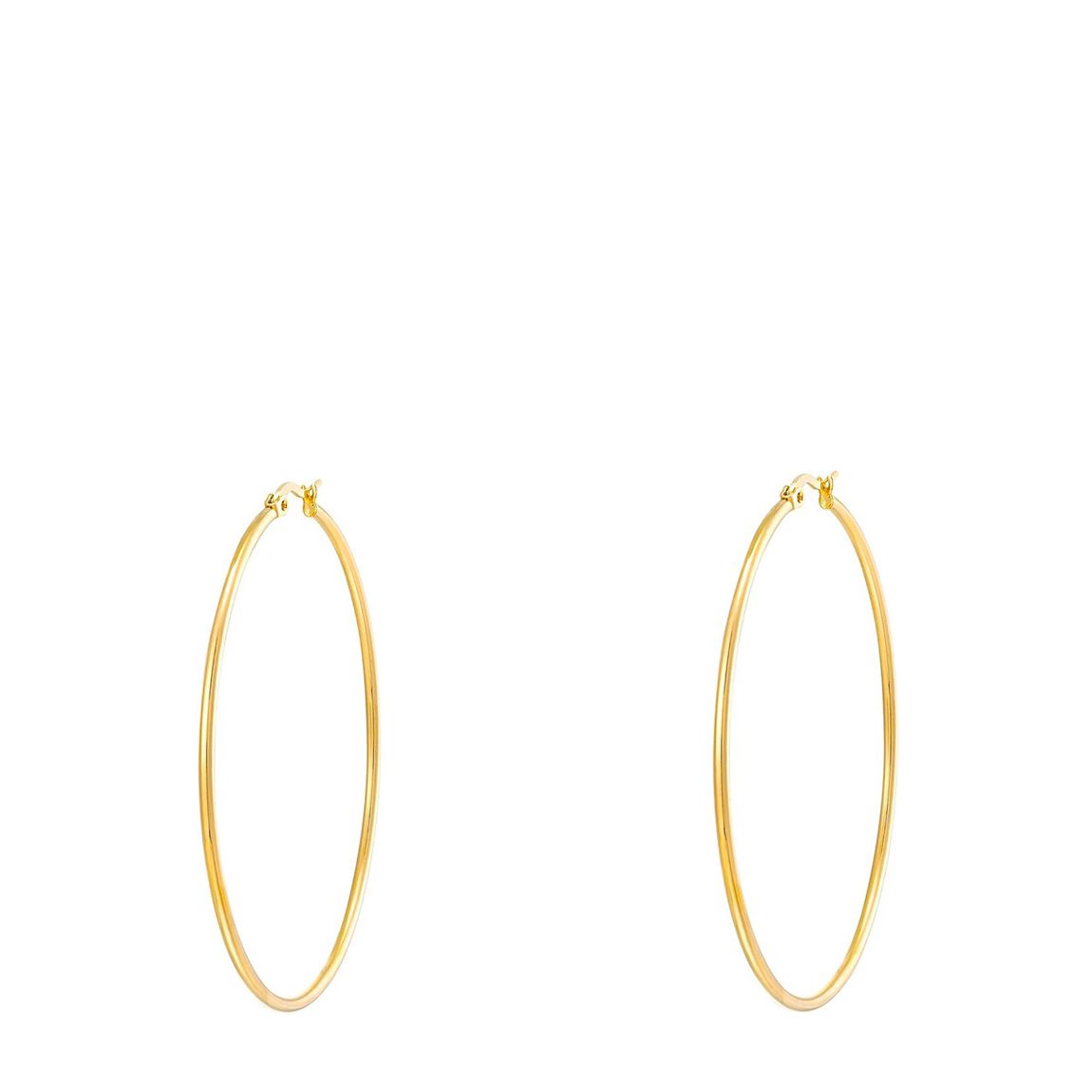 18K Gold Statement Large Hoop Earrings main product photo