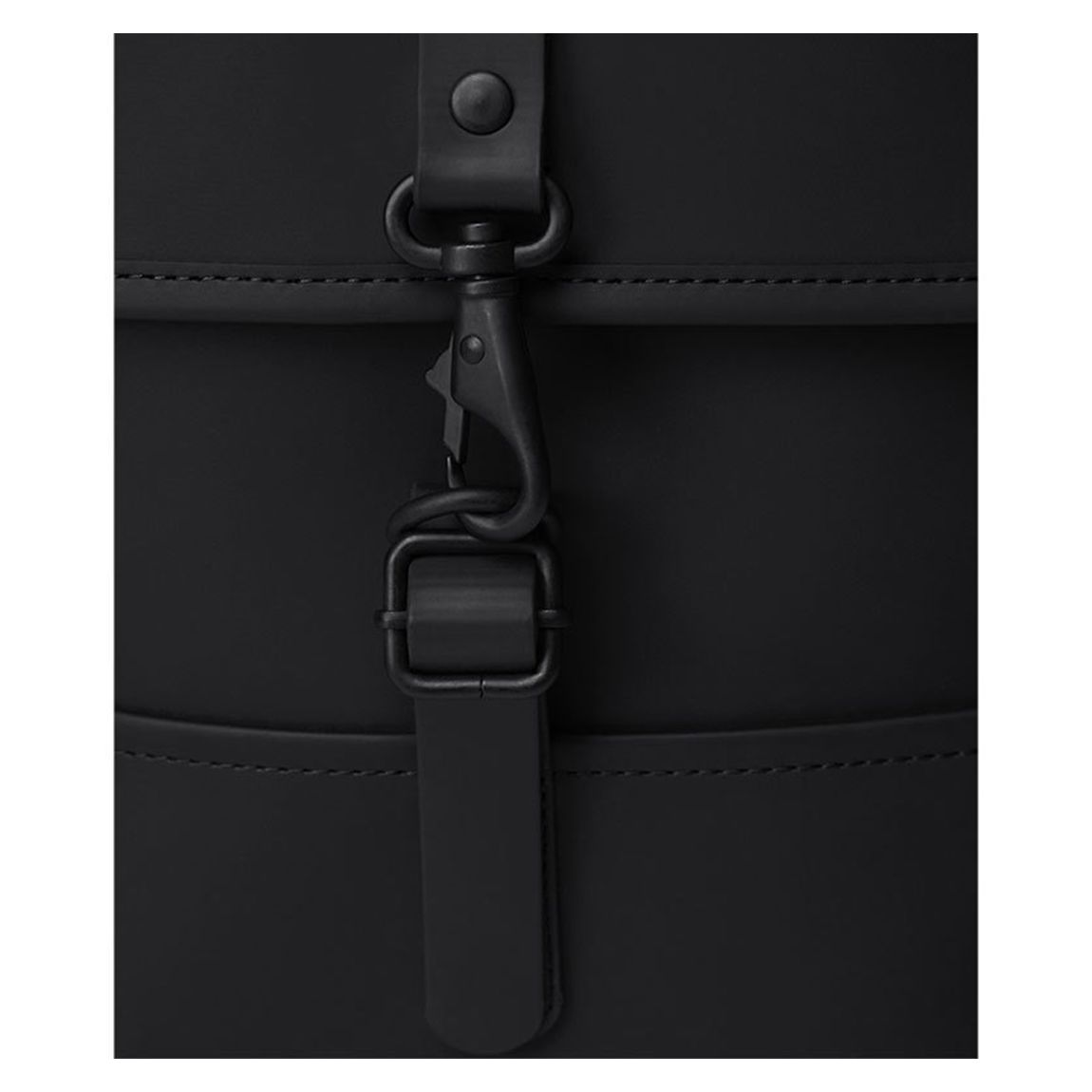 Black Unisex Waterproof Backpack Micro main product photo