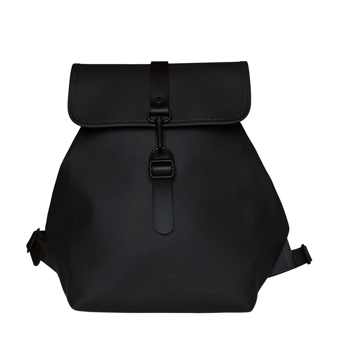 Black Unisex Waterproof Bucket Backpack main product photo