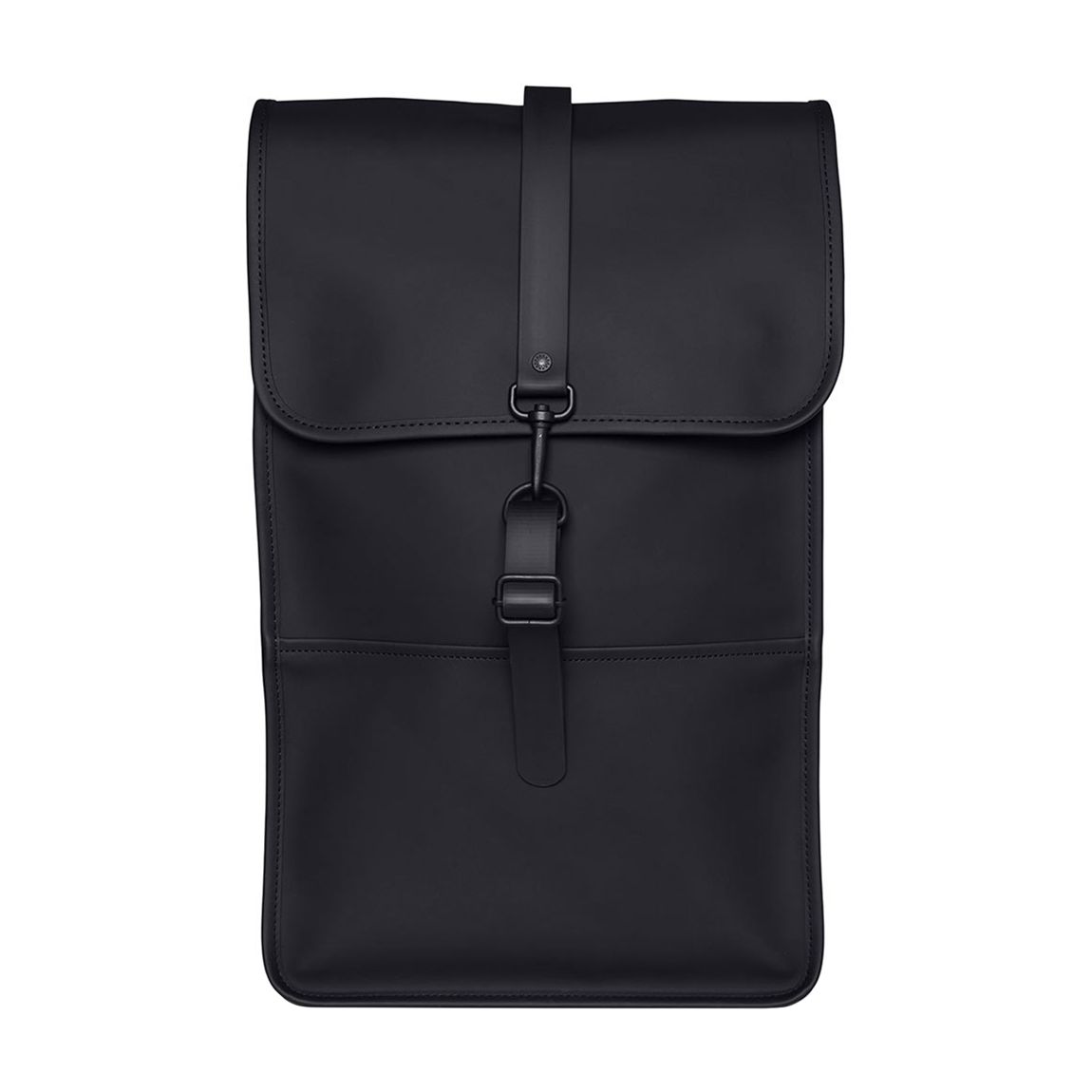 Black Unisex Water Repellent Backpack main product photo