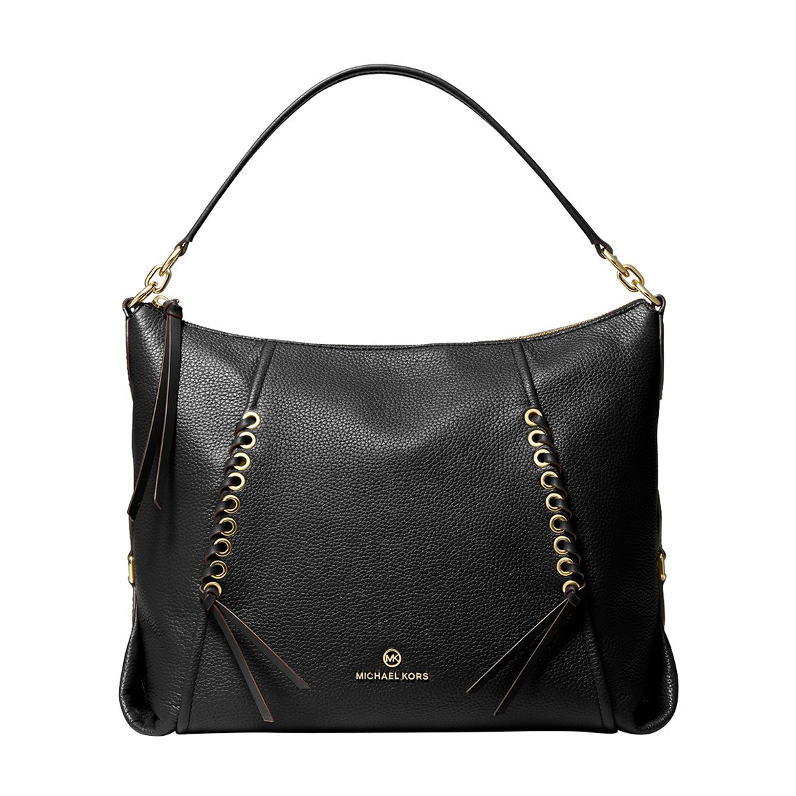 Black Sia Large Hobo Shoulder Bag main product photo