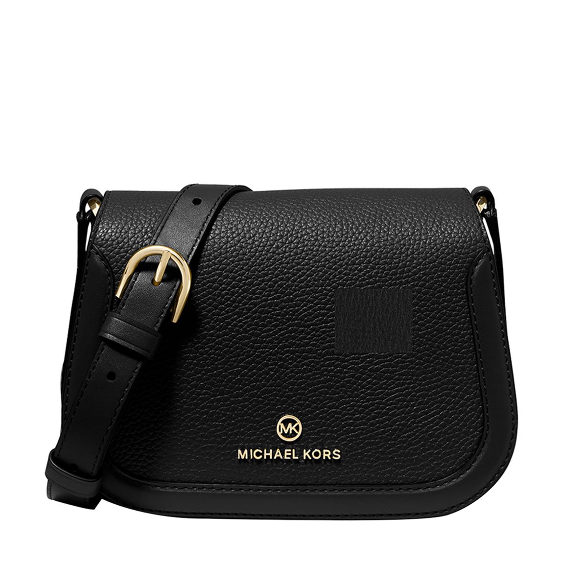 Black Lucie Small Saddle Crossbody main product photo