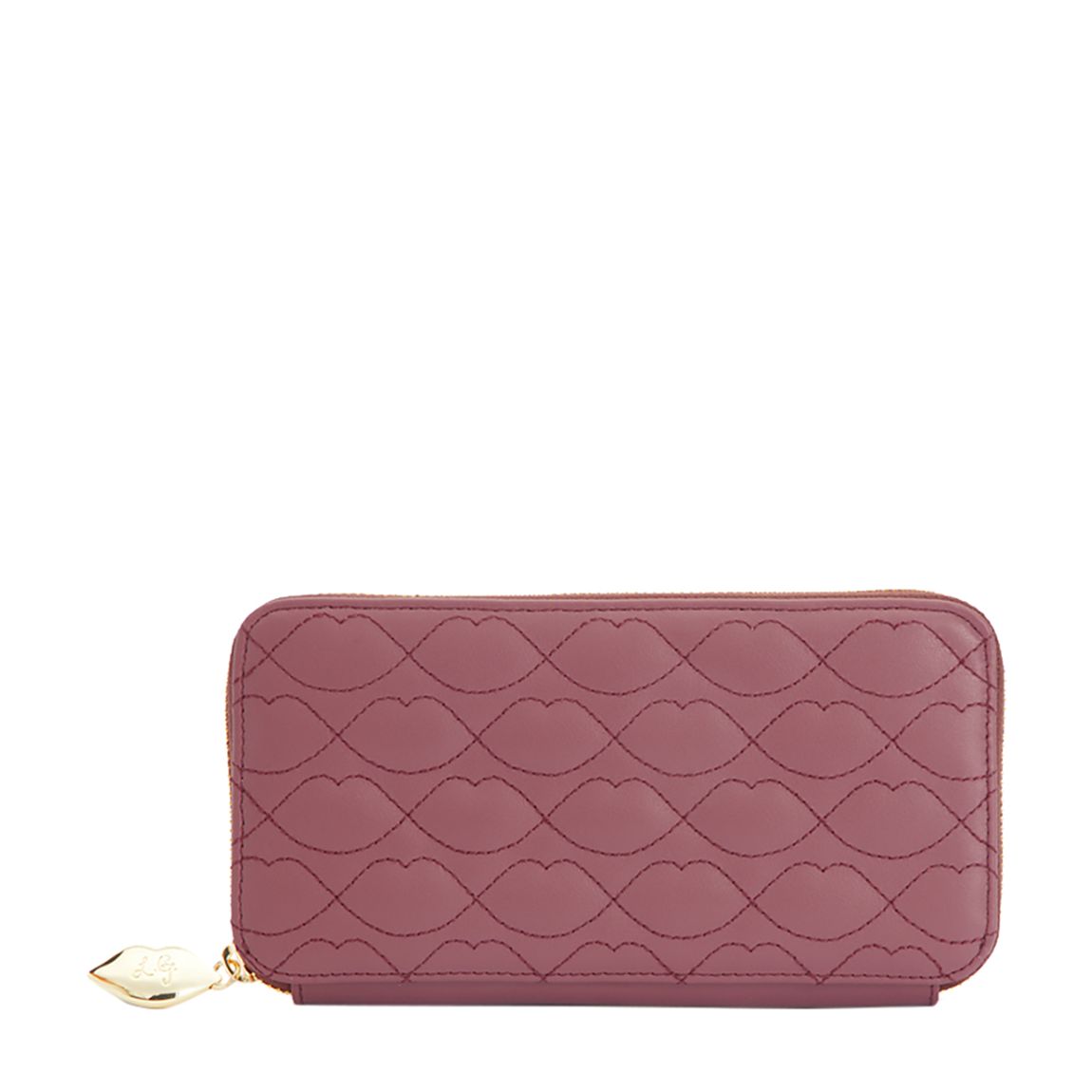 Aster Lip Quilted Leather Tansy Wallet main product photo