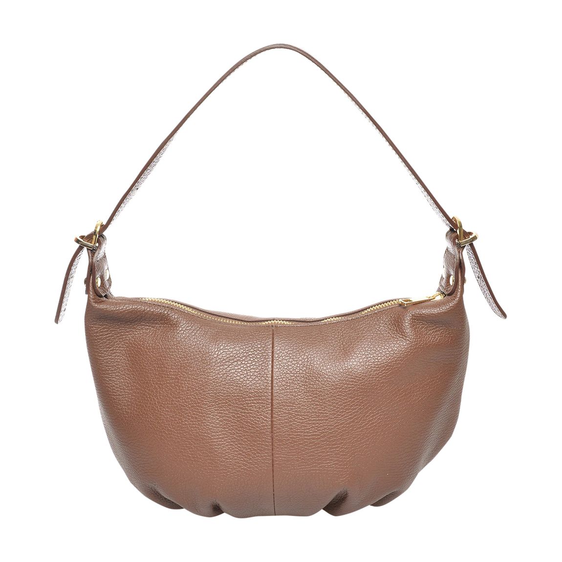 Chocolate Italian Leather Handbag main product photo