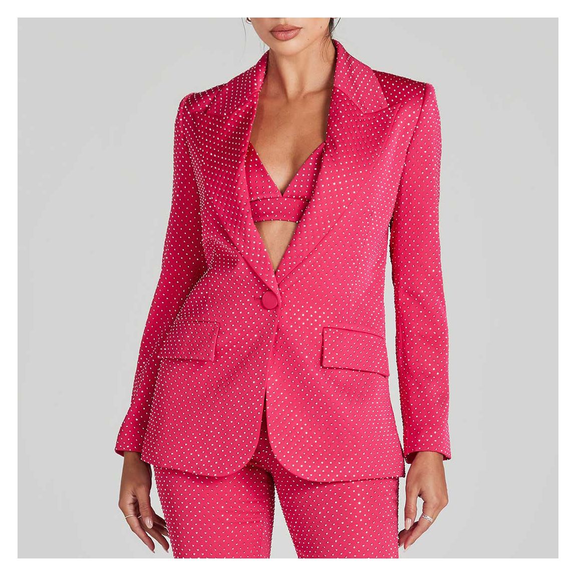 Hot Pink Kira Blazer main product photo