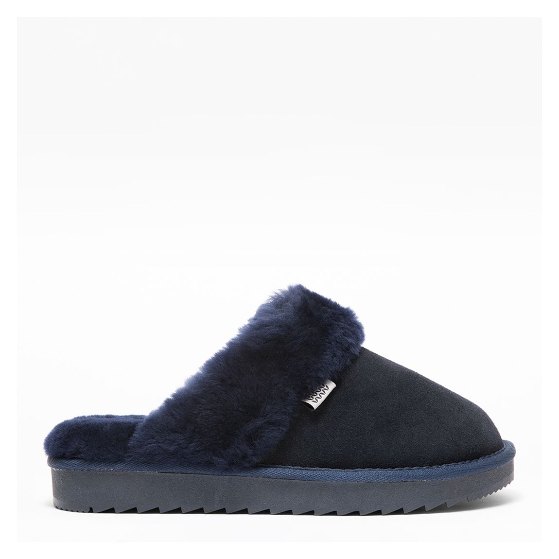 Navy Supa Sneak Sheepskin Slippers main product photo