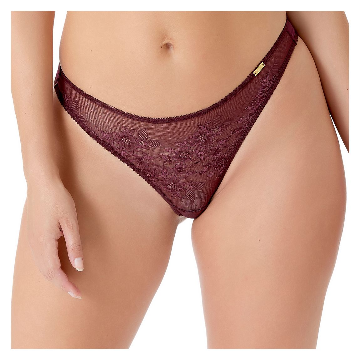 Fig Glossies Lace Thong main product photo