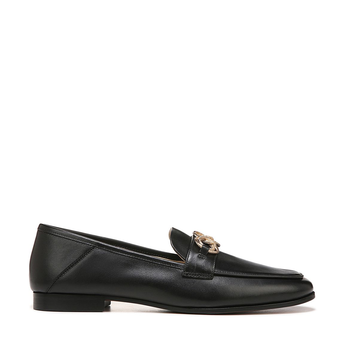 Black Gold Detailed Loafers main product photo