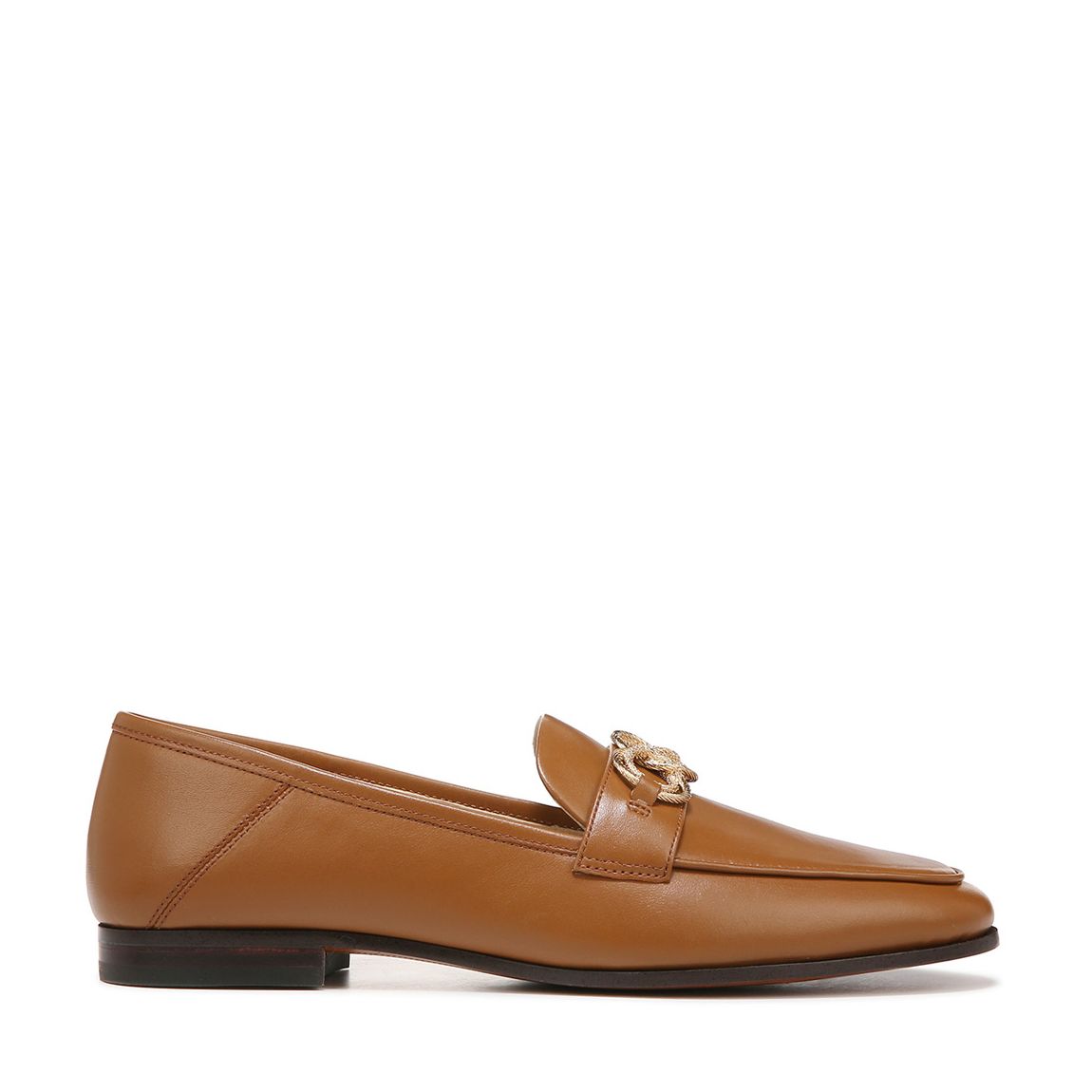 Beige Gold Detailed Loafers main product photo