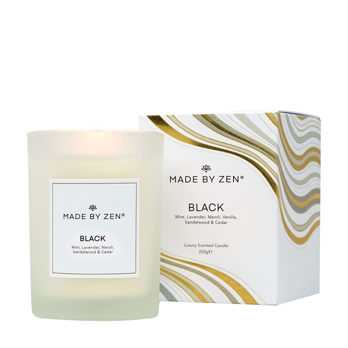 Black - 1 Wick Signature Candle 250g main product photo
