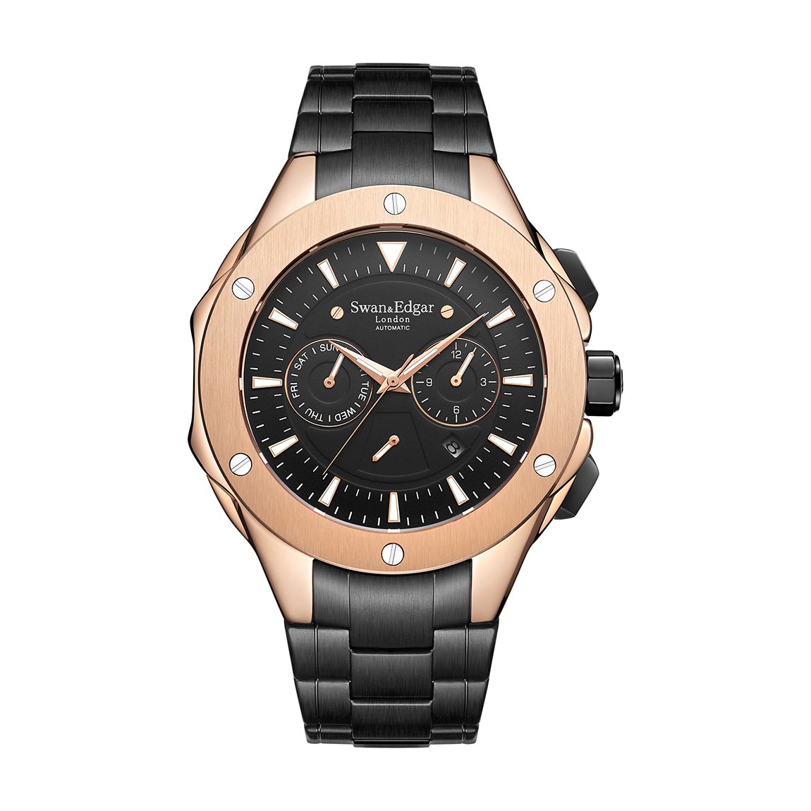Men's Limited Edition Swan & Edgar Hand Assembled Bespoke Sports Automatic Rose main product photo
