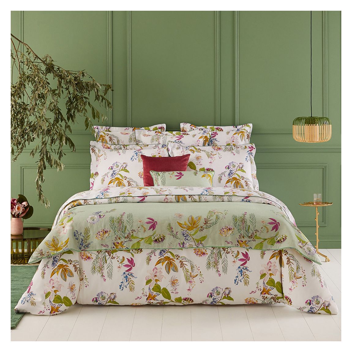 Flores King Duvet Cover main product photo