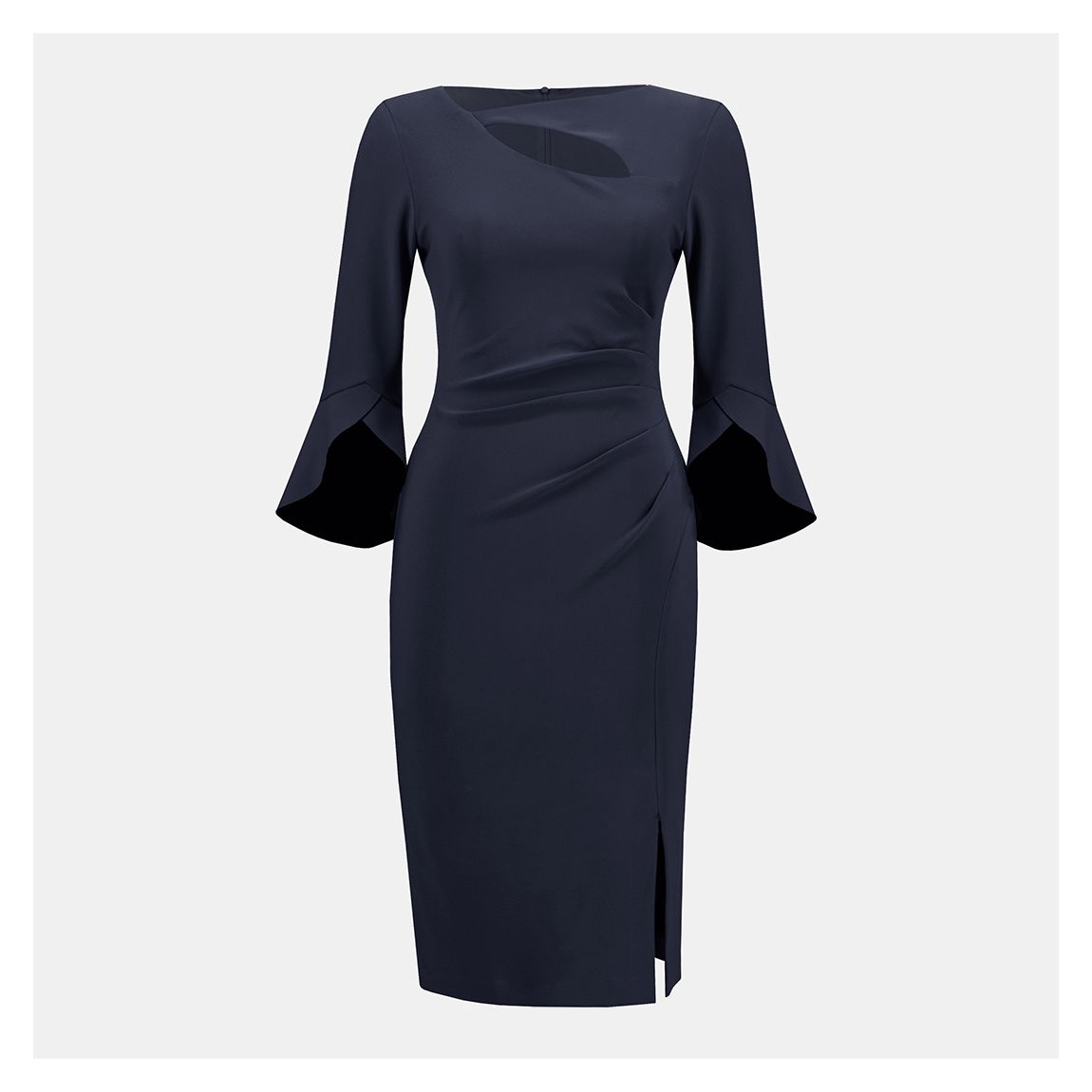 Navy Cut Out Midi Dress main product photo