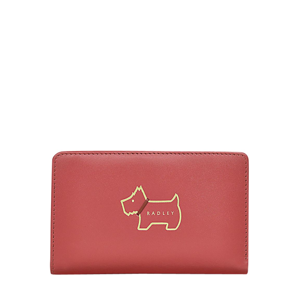 Medium Red Heritage Dog Outline Medium Bifold Purse main product photo