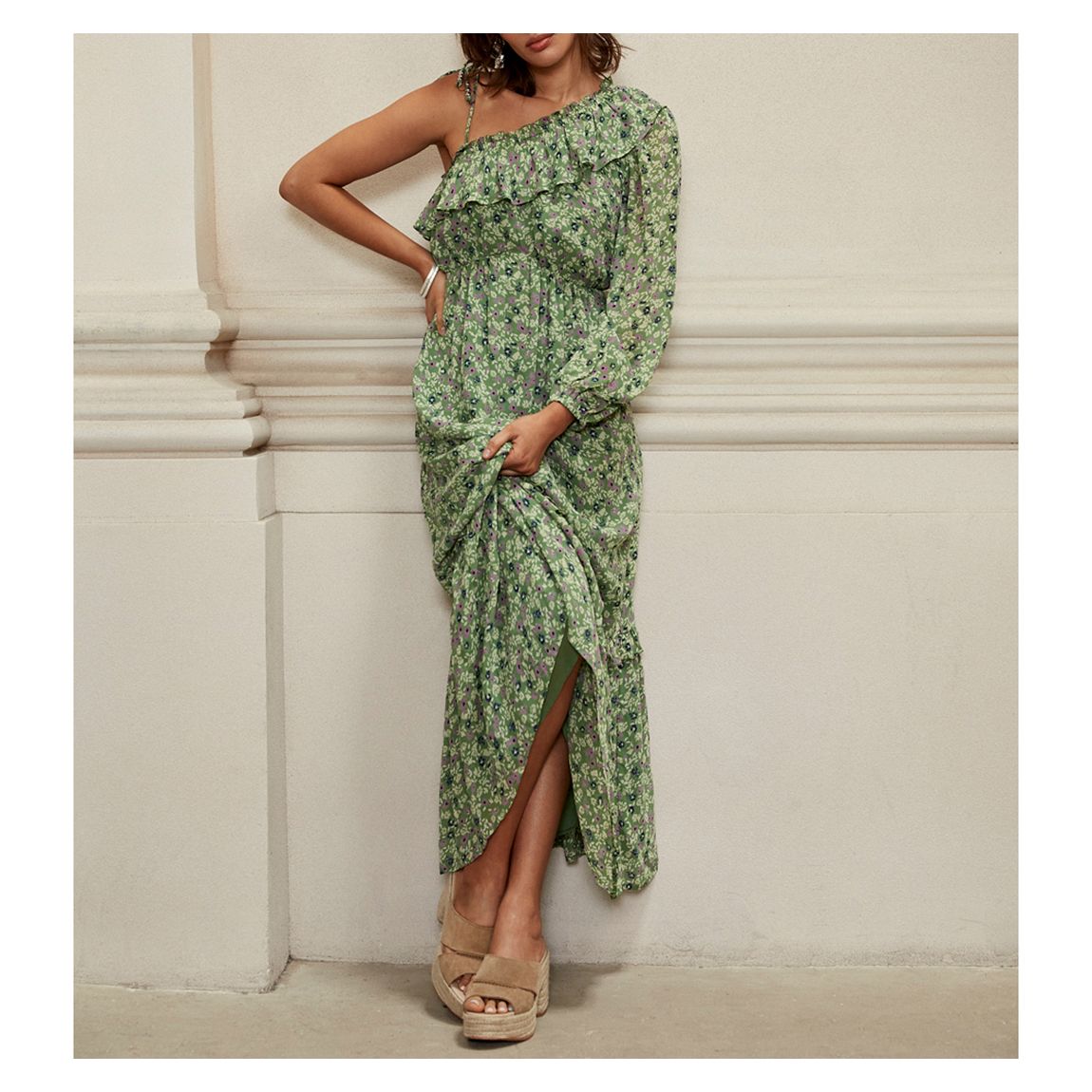 Giselle Floral Print Maxi Dress main product photo