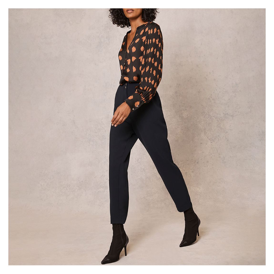 Navy Slim Tailored Trousers main product photo