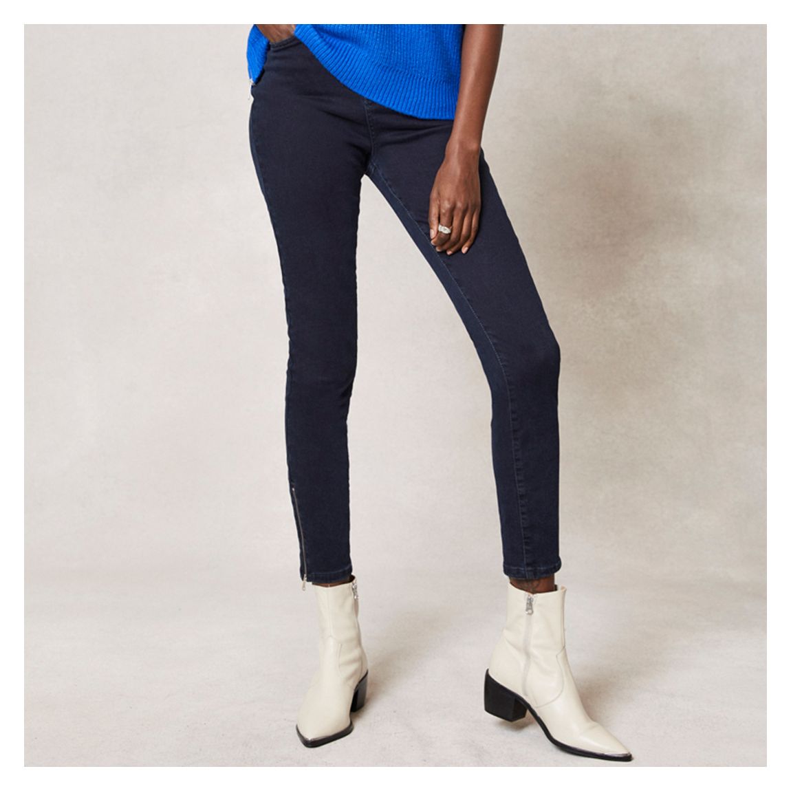 Joliet Dark Indigo Skinny Jean main product photo