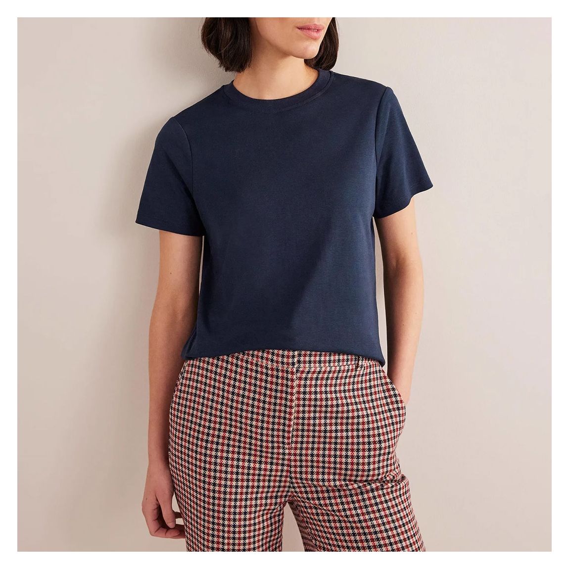 Navy Perfect Cotton T-Shirt main product photo