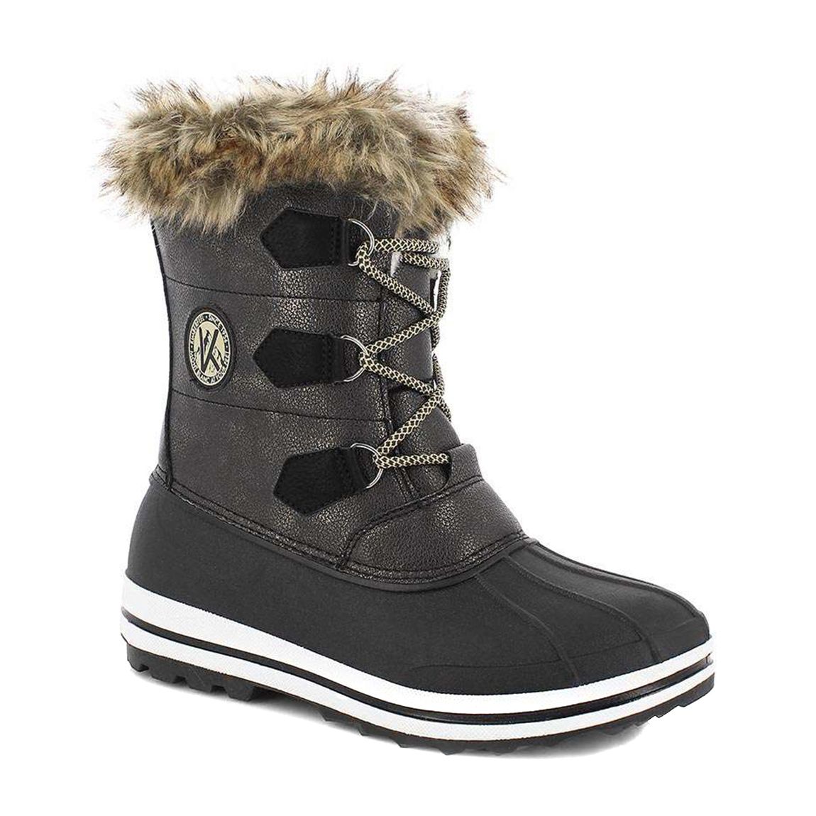 Kids Black Diana Snow Boots main product photo