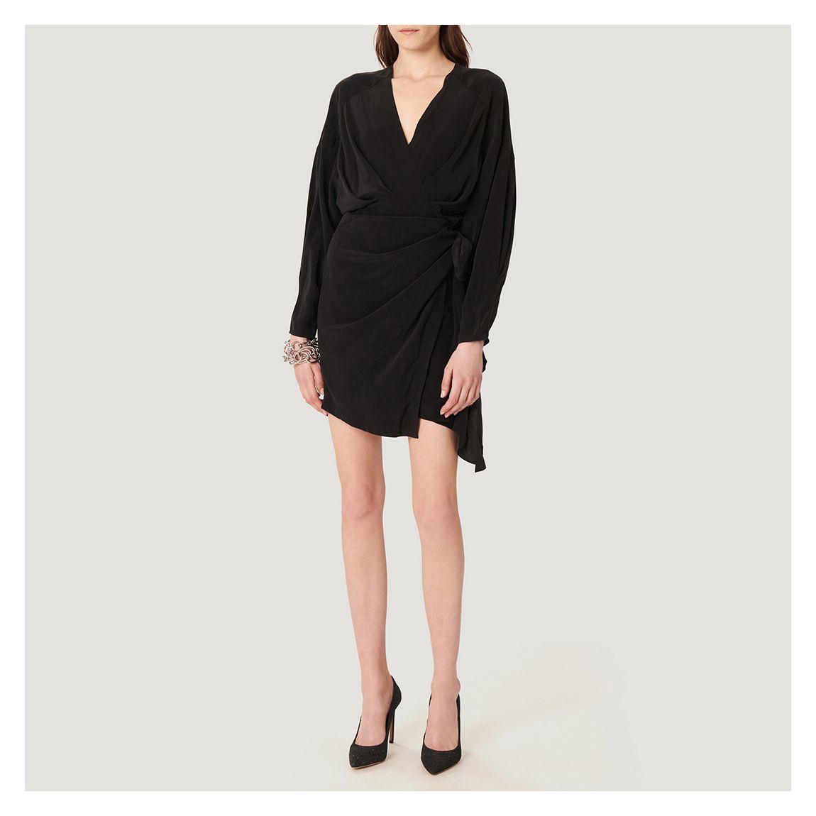 Black Inima Mini Dress main product photo