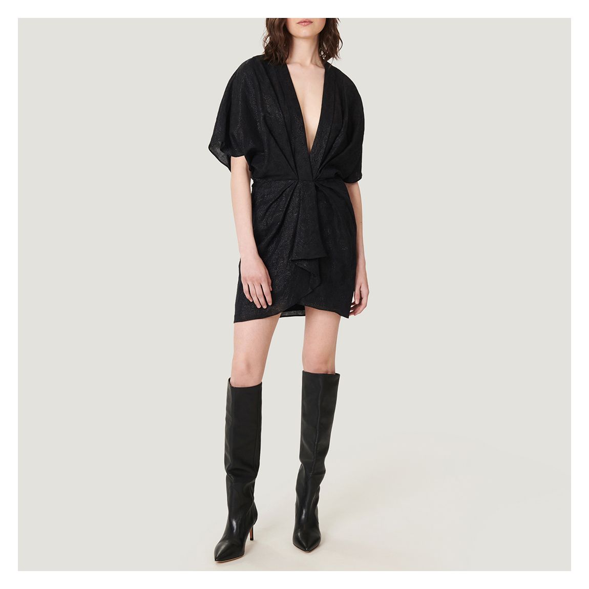 Black Halsey Mini Dress main product photo