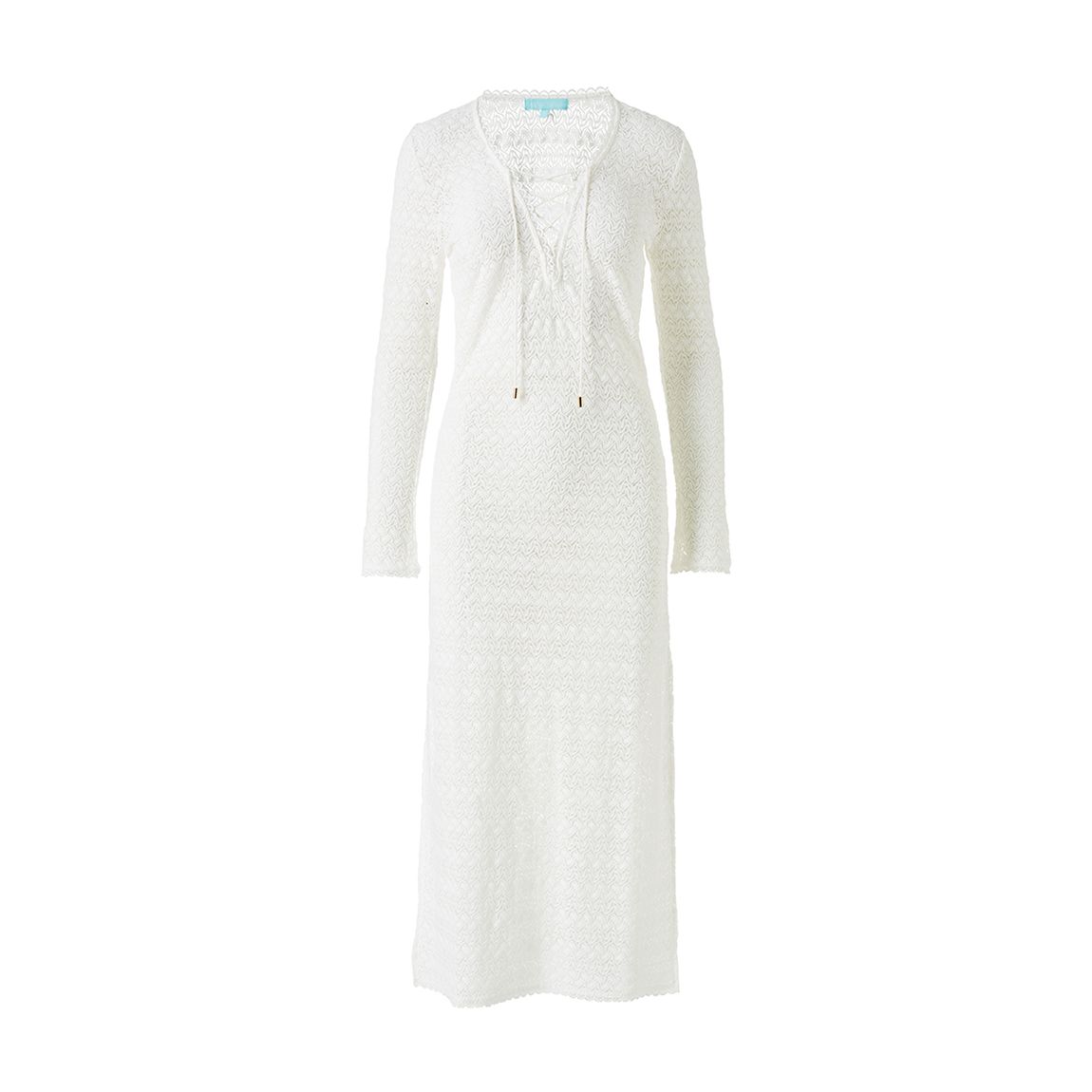 White Maddison Crochet-Knit Coverup main product photo