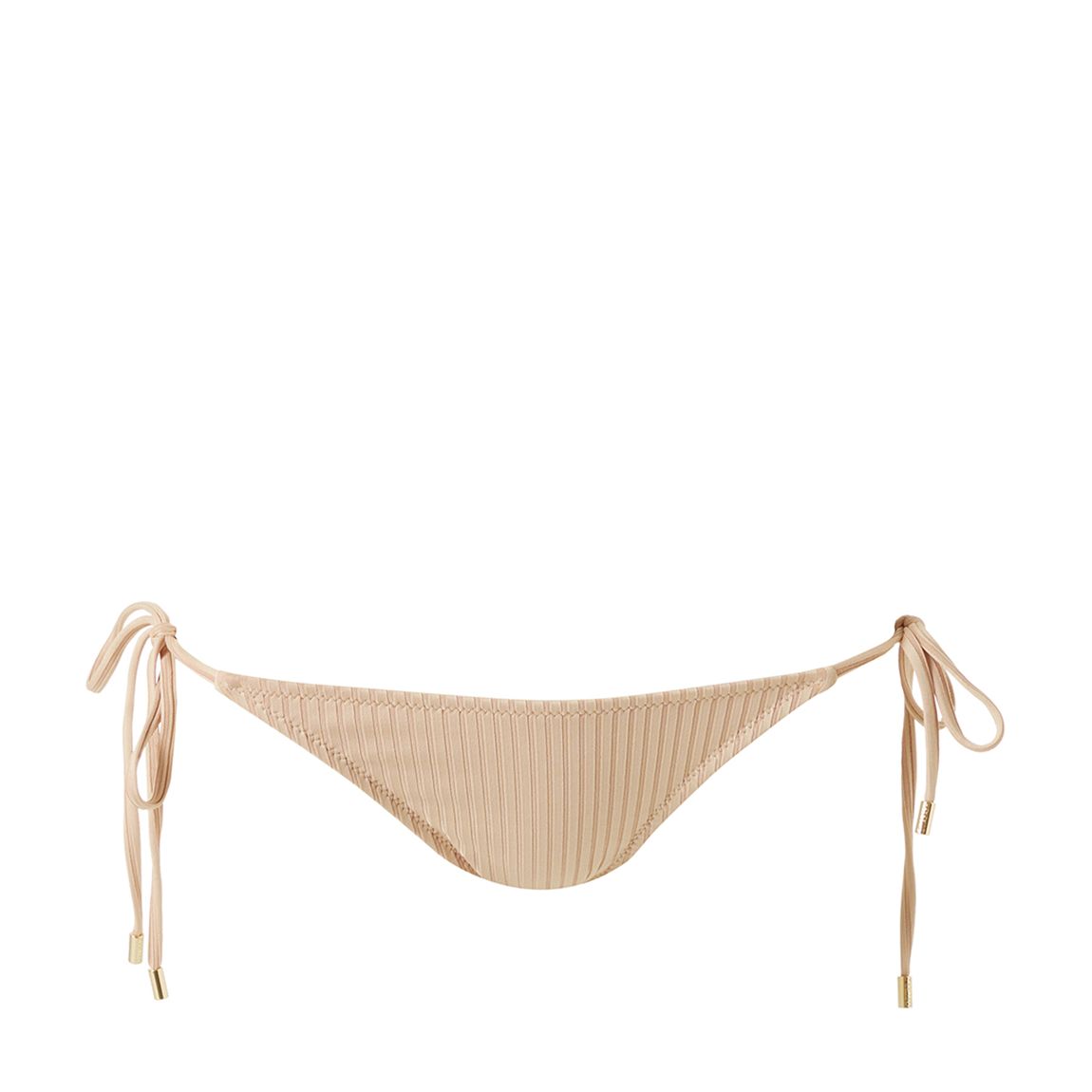 Tan Miami Ribbed Bikini Bottoms main product photo