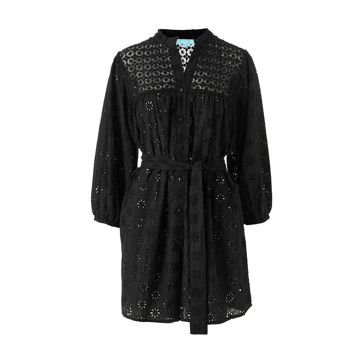 Black Barrie Broderie Anglaise Cotton Dress main product photo