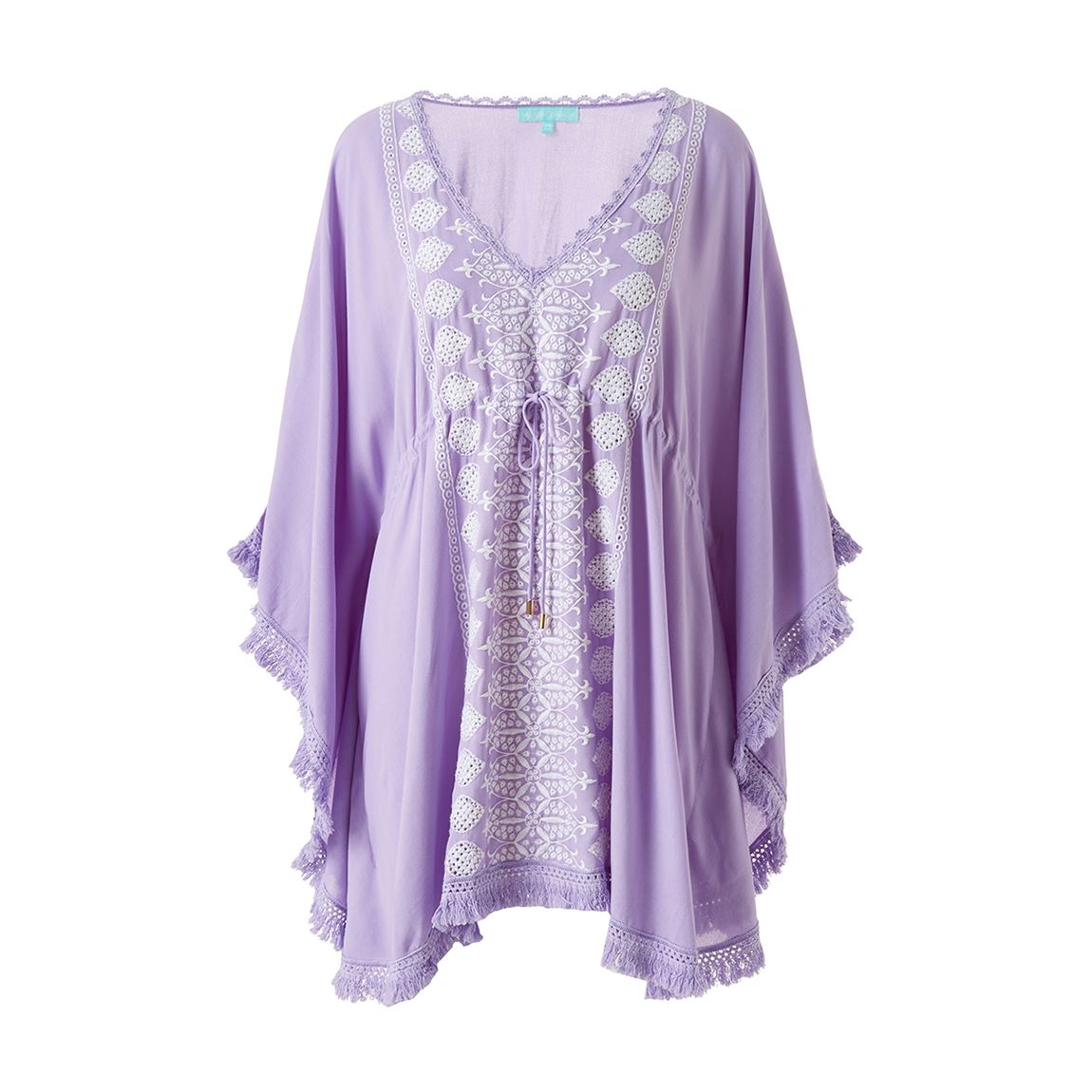 Isabelle Kaftan Lavender & White main product photo