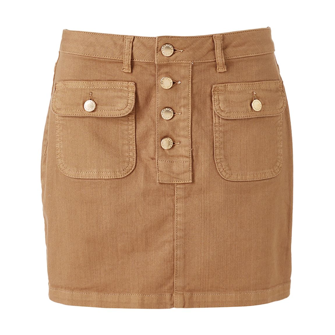 Caramel Dylan Denim Skirt main product photo