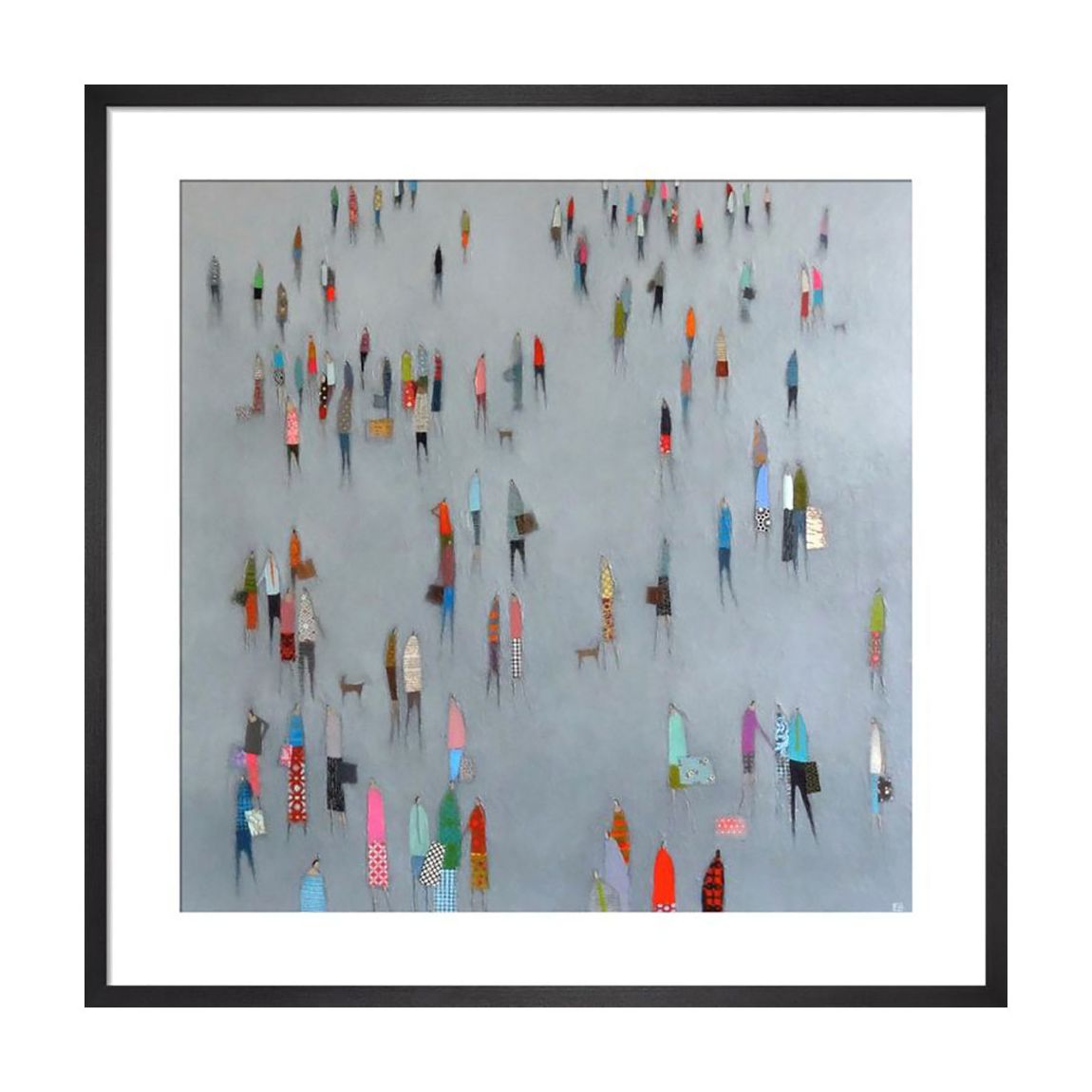 Pinstripe 60x60cm Framed Print main product photo