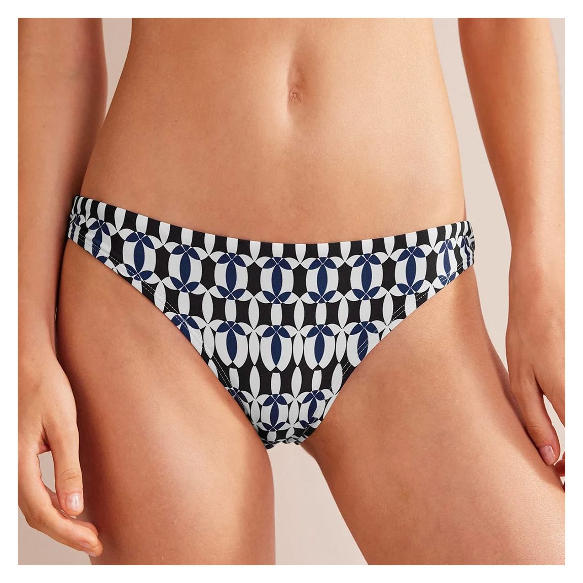 Black/White Classic Bikini Bottoms main product photo