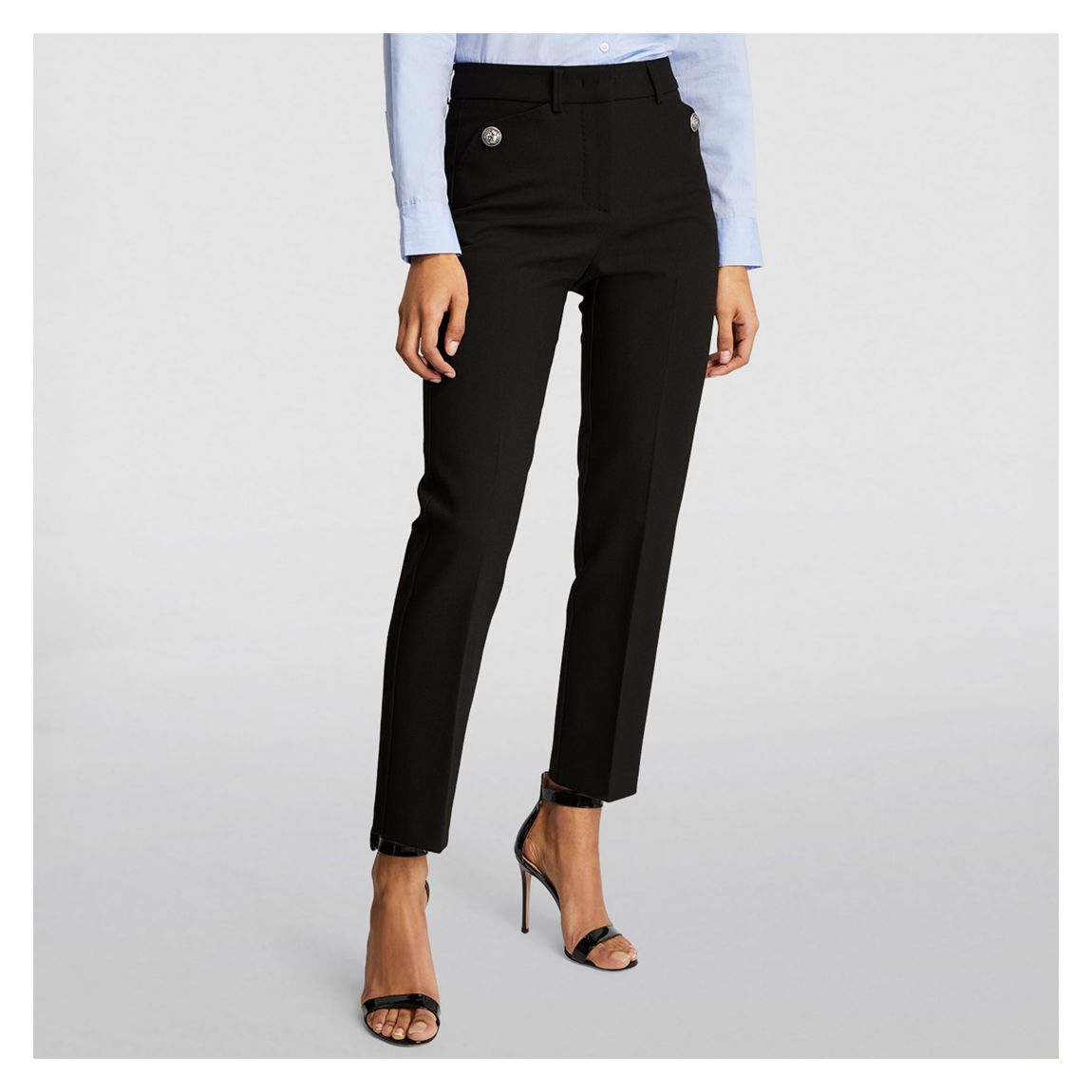 Black Biga Straight Trousers main product photo