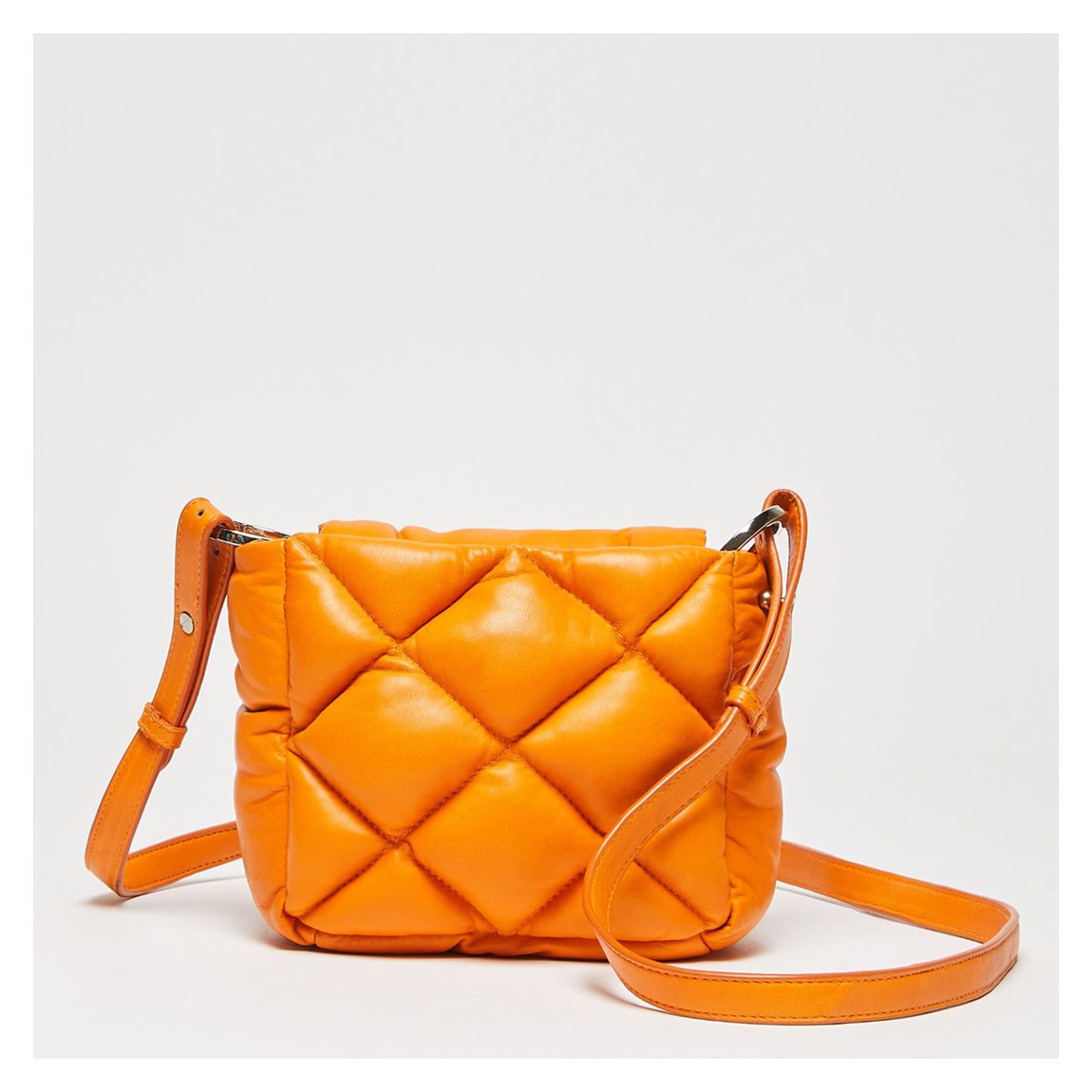 Orange Cartiera Leather Shoulder Bag main product photo
