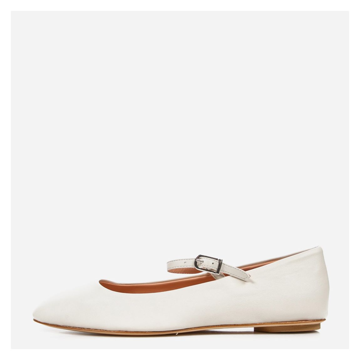 White Liv Leather Pumps main product photo