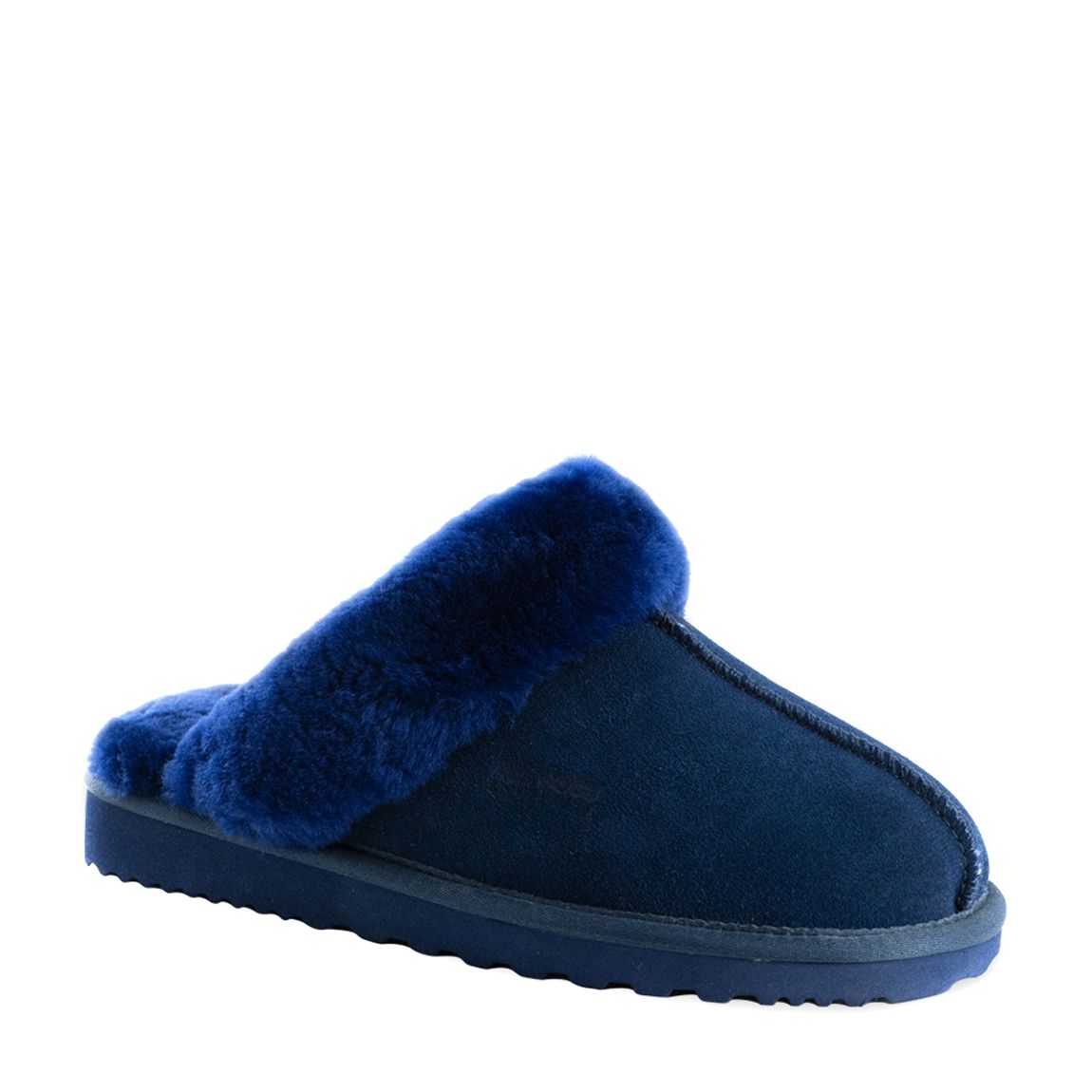 Unisex Navy Sydney Sheepskin Slippers main product photo