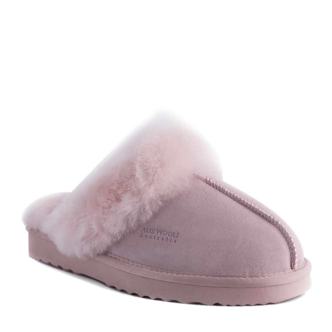 Unisex Pink Sydney Sheepskin Slippers main product photo
