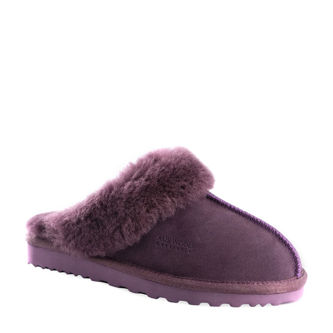 Unisex Plum Sydney Sheepskin Slippers main product photo