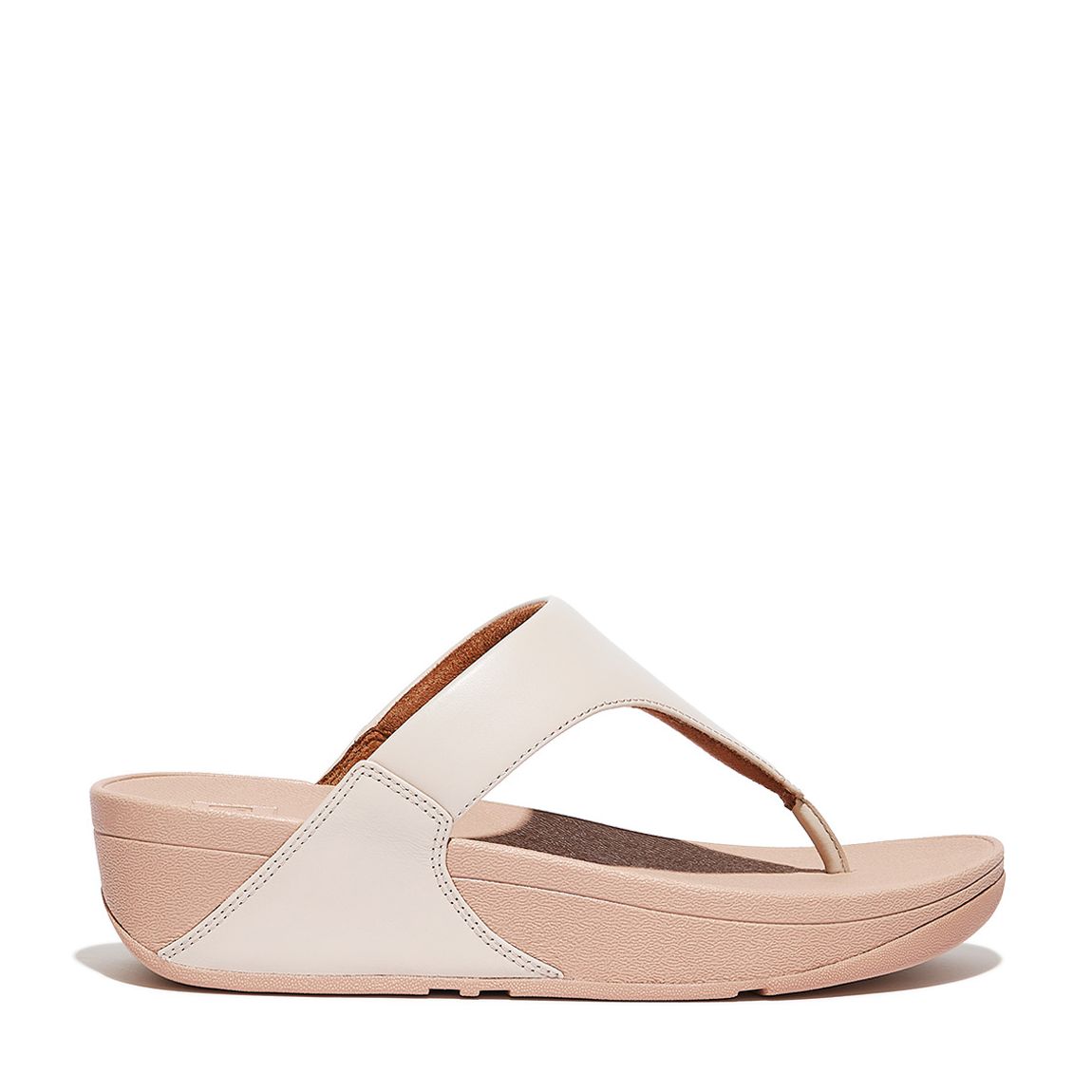 Beige Leather Flip Flop main product photo