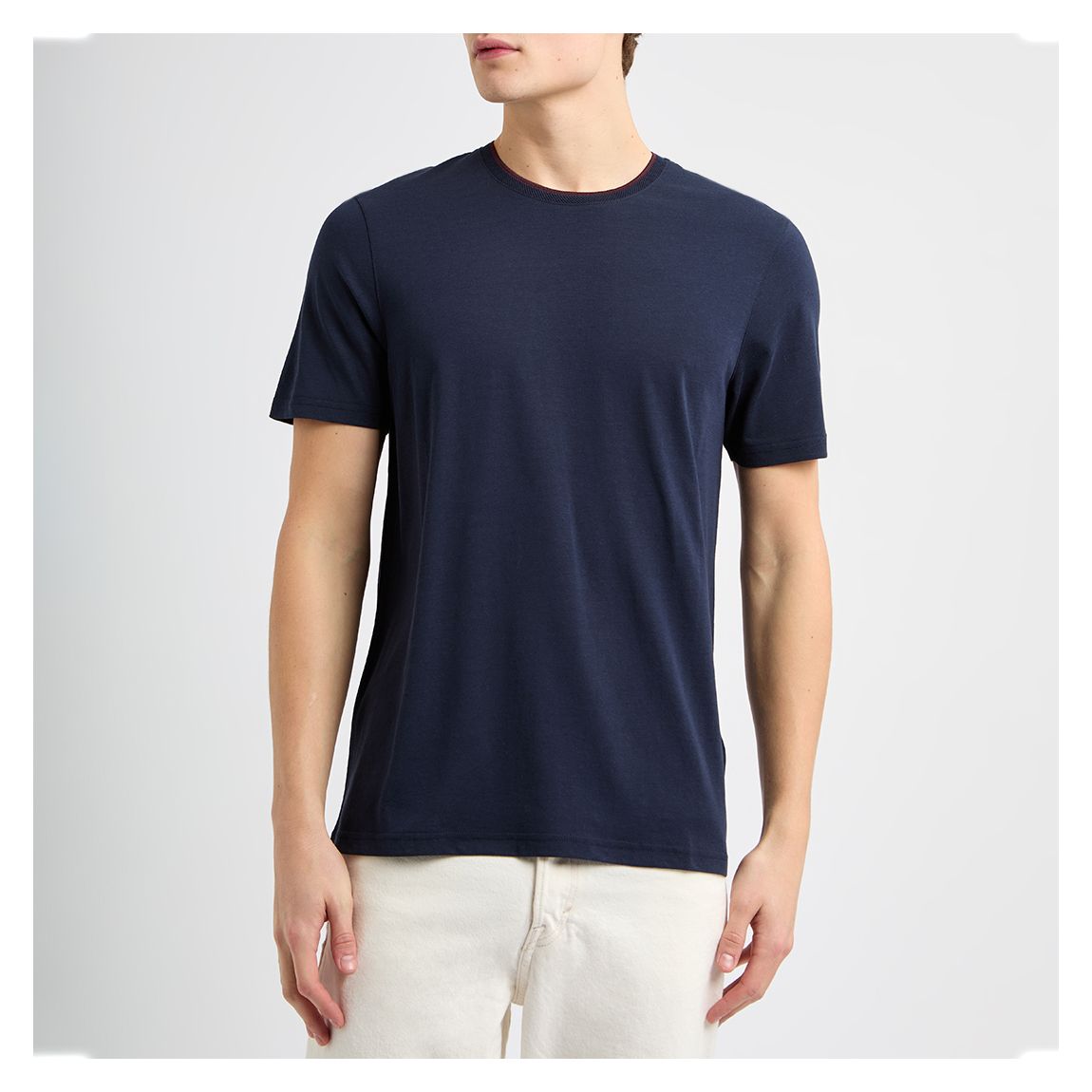 Navy Helpa Cotton Blend T-Shirt main product photo