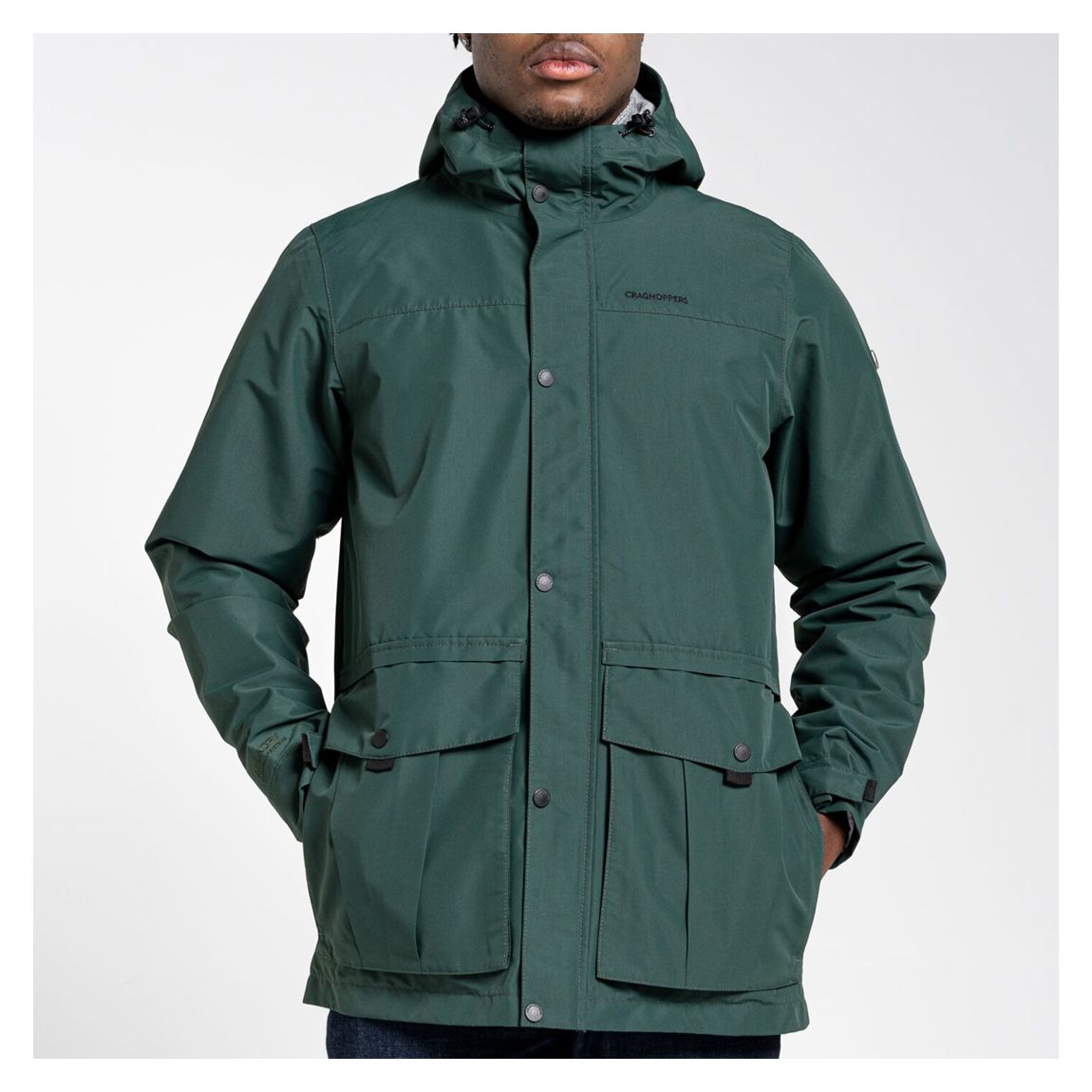 Green Waterproof Dylan Jacket main product photo