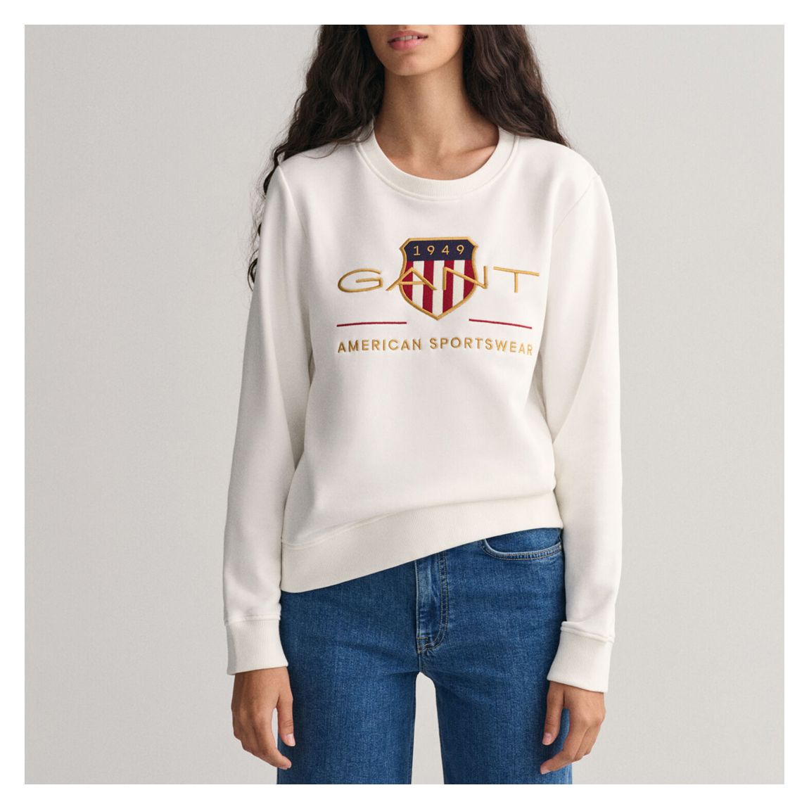 White Archive Shield Jumper main product photo