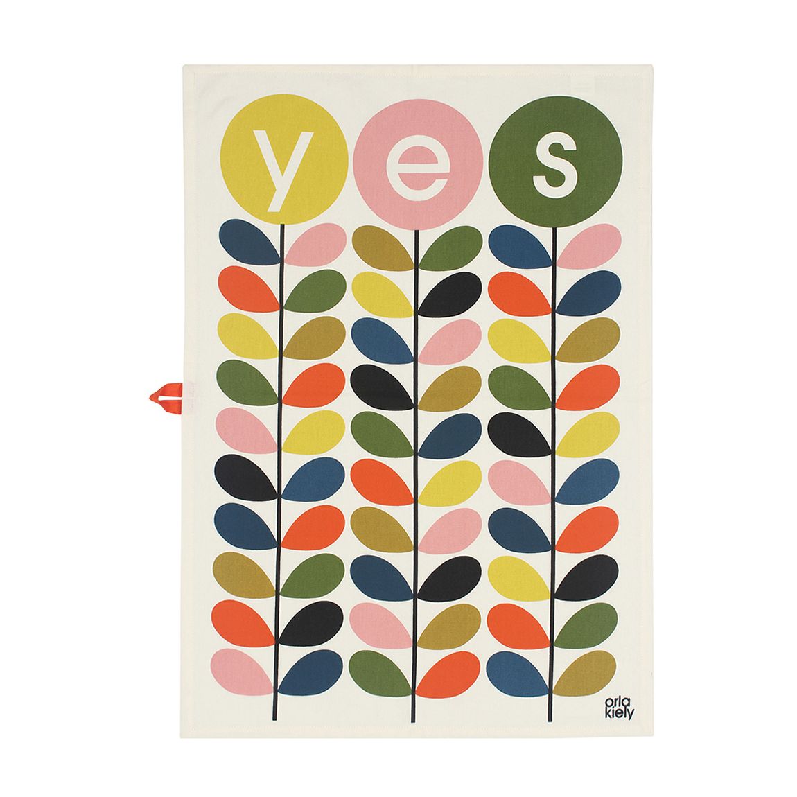 Set of 2 Yes Stem Tea Towels main product photo