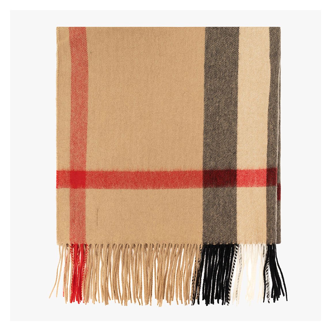 Beige Burberry Check Scarf main product photo