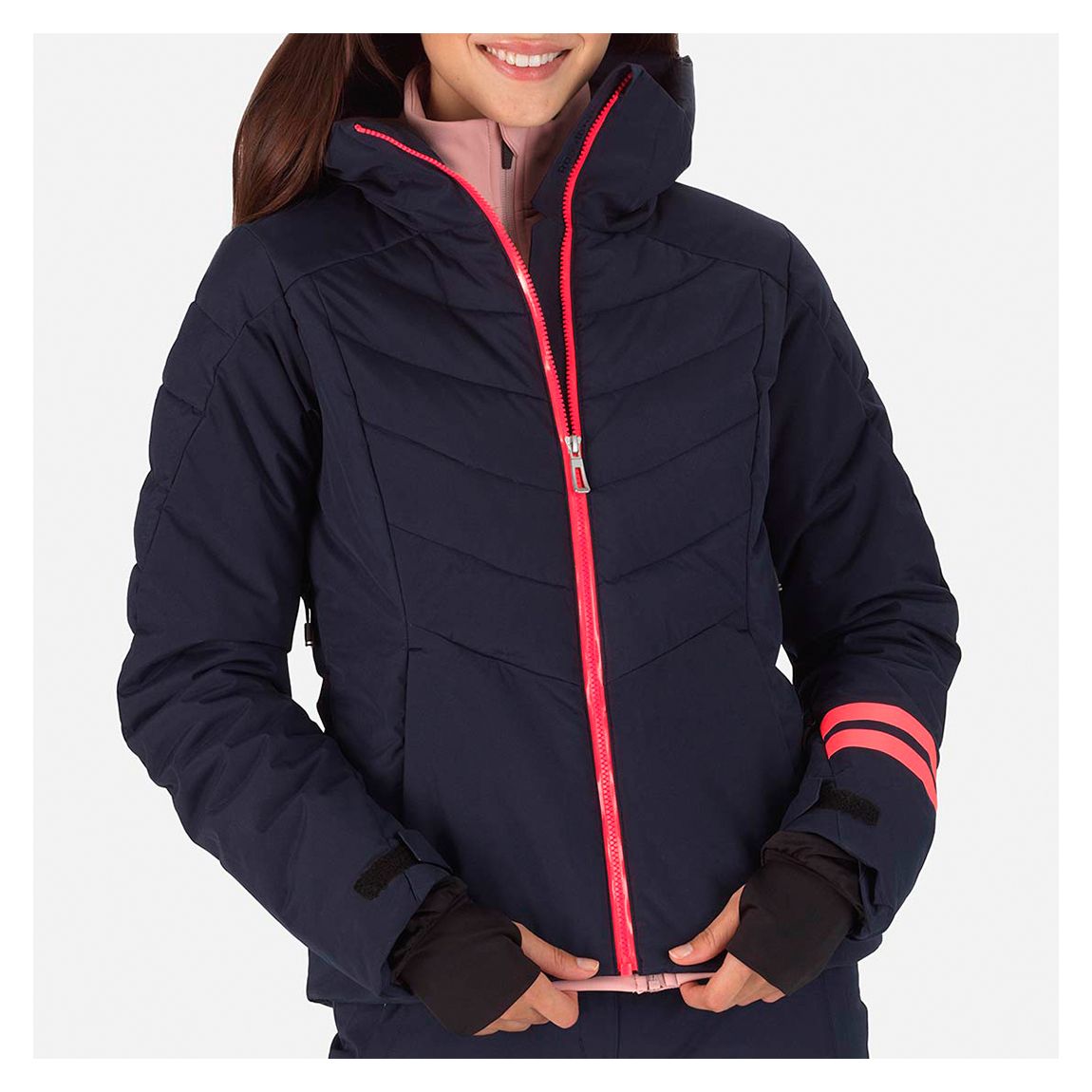Navy Courbe Ski Jacket main product photo