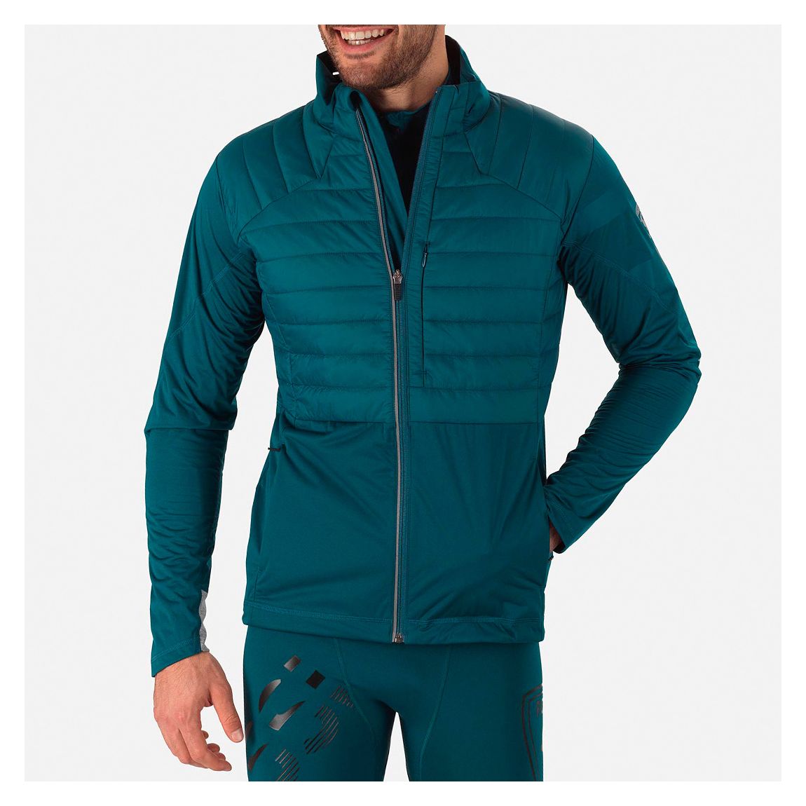 Teal Insulated Poursuite Warm Jacket main product photo
