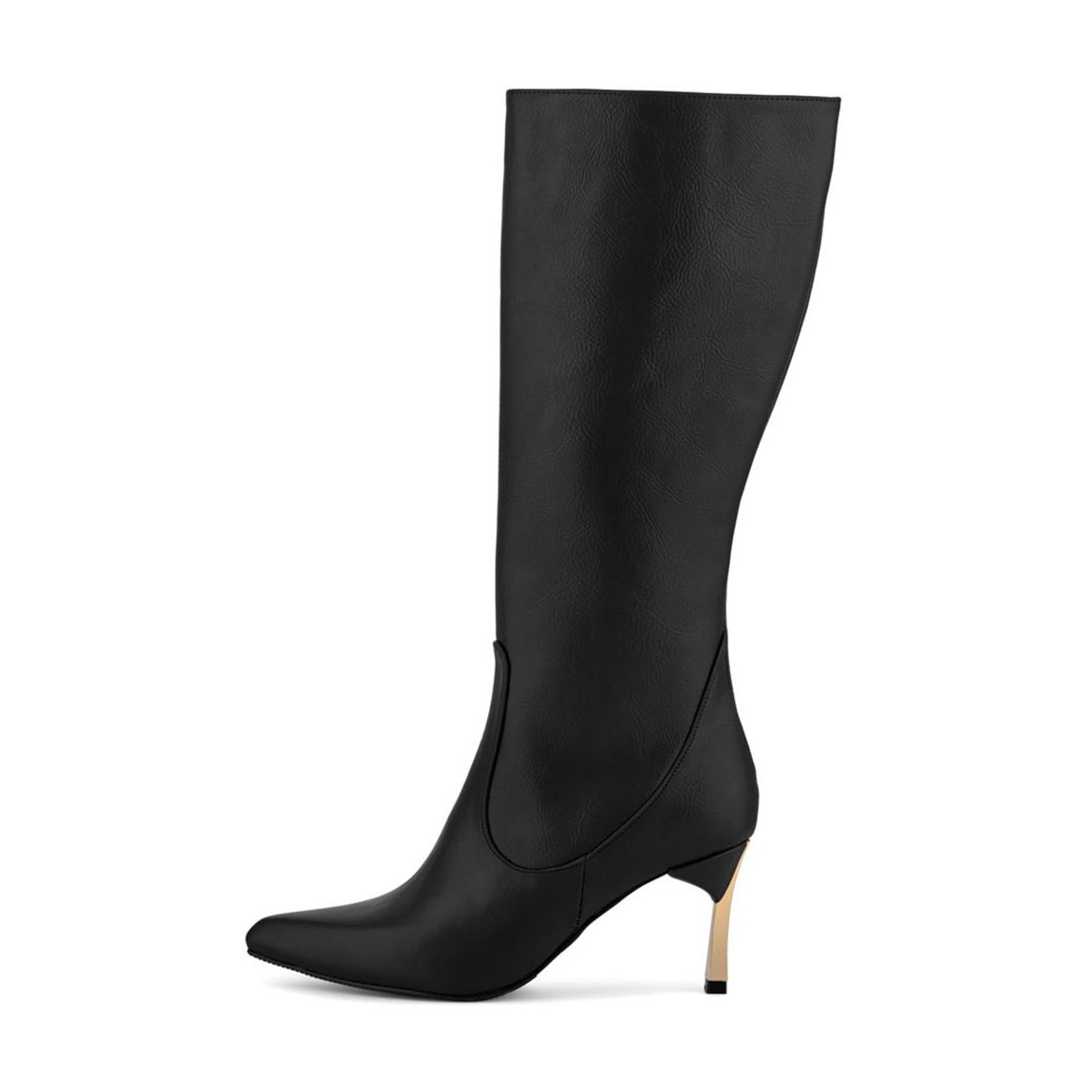 Black Heeled Long Boots main product photo
