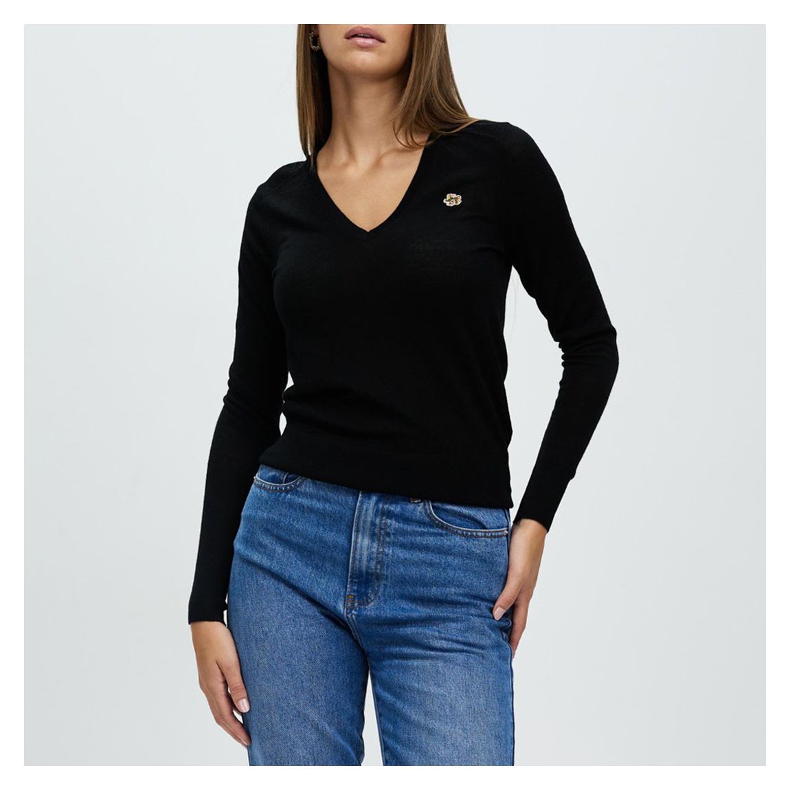 Black Abiygal Merino Edit Jumper main product photo